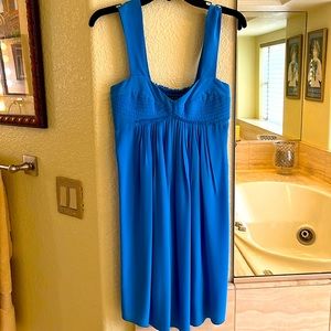 Sleeveless silk cocktail dress- size S -100% silk
